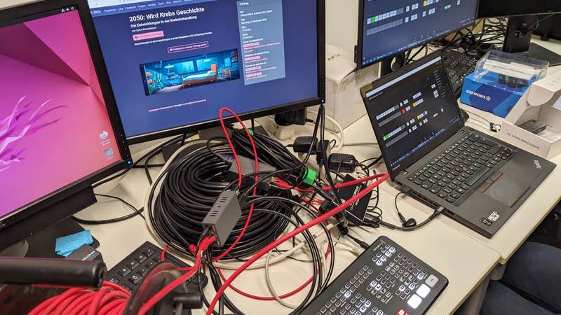 Das Video-Setup für die NooK funktioniert quasi schon beinahe fast.