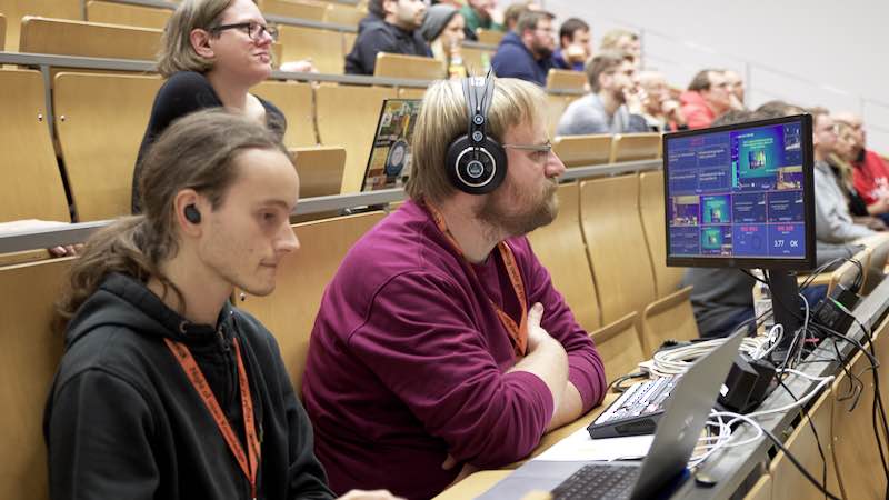 Der Livestream läuft.